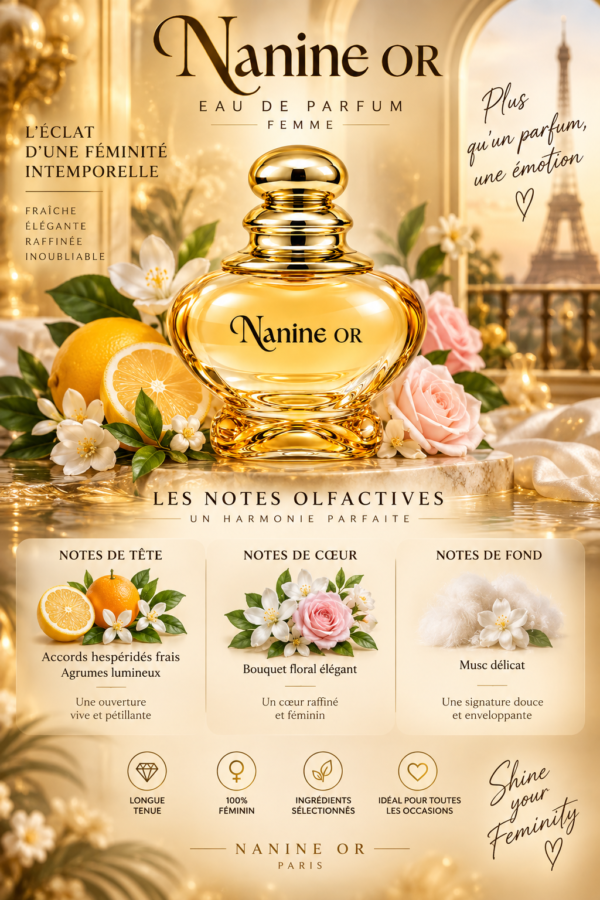 Nanine OR Eau de Parfum Femme 100ml