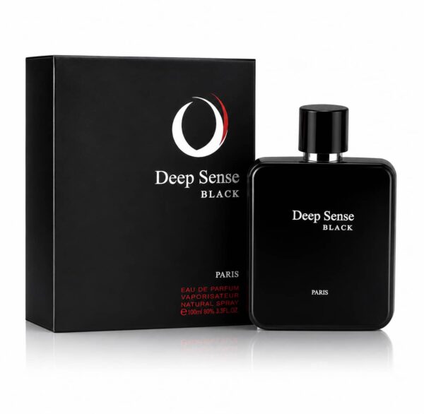 deep sense black eau de parfum 80% vol 100ml