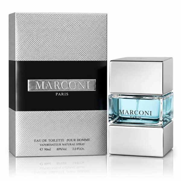 marconi silver men eau de toilette 80% vol 90ml