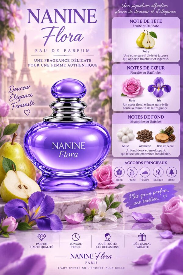 Nanine Flora Eau de Parfum Femme 100ml