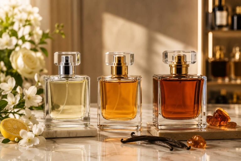Comparaison entre Eau de Parfum, Eau de Toilette et Extrait de Parfum