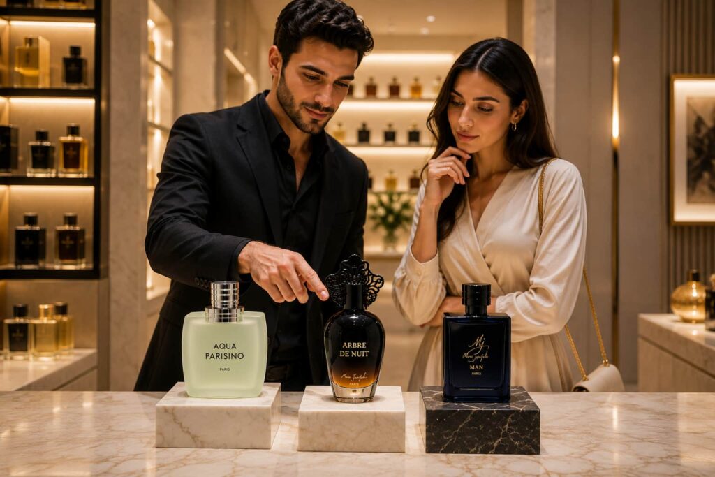 Comparaison entre Eau de Toilette, Eau de Parfum et Extrait de Parfum