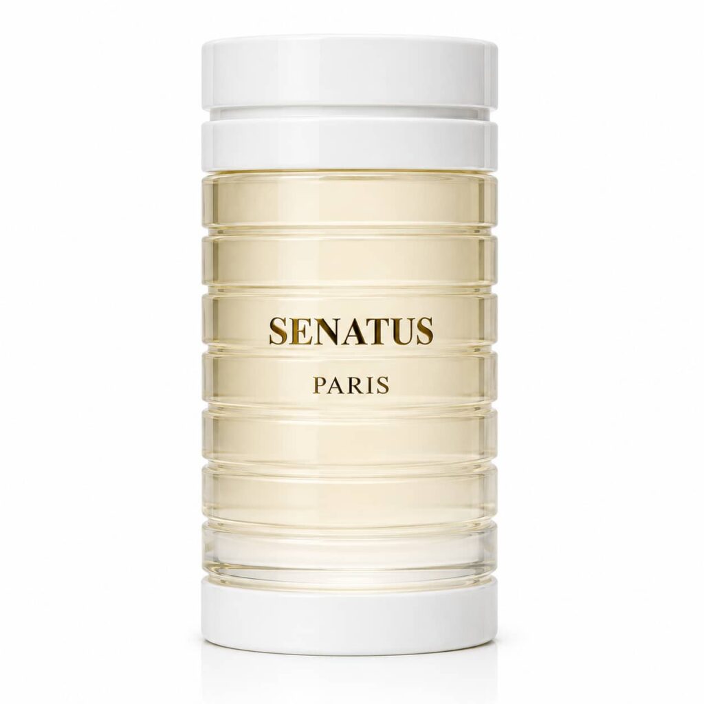 Parfum femme Senatus White au Maroc – flacon floral musqué et vanillé