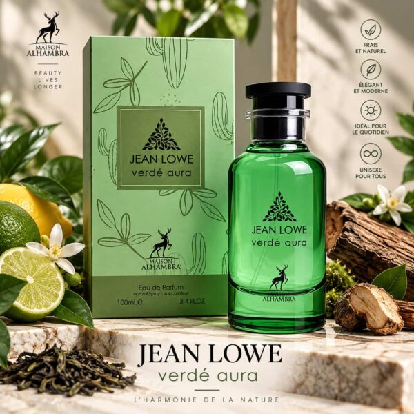 Jean Lowe Verde Aura Maison Alhambra Eau de Parfum 100ml Jean Lowe Verde Aura Maison Alhambra Eau de Parfum 100ml