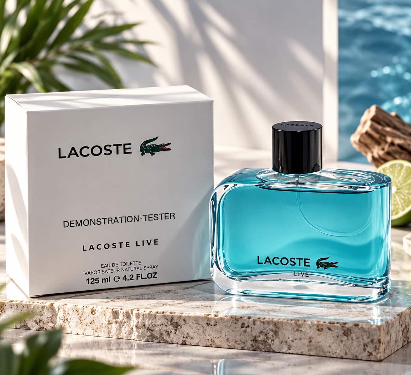 Lacoste L!VE Tester Original 125ml avec boîte tester