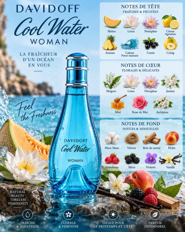 Davidoff Cool Water Woman Eau de Toilette 100ml