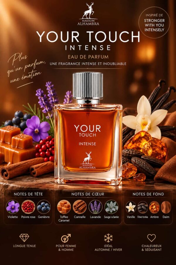 Your Touch Intense Maison Alhambra Eau de Parfum 100ml Your Touch Intense Maison Alhambra Eau de Parfum 100ml