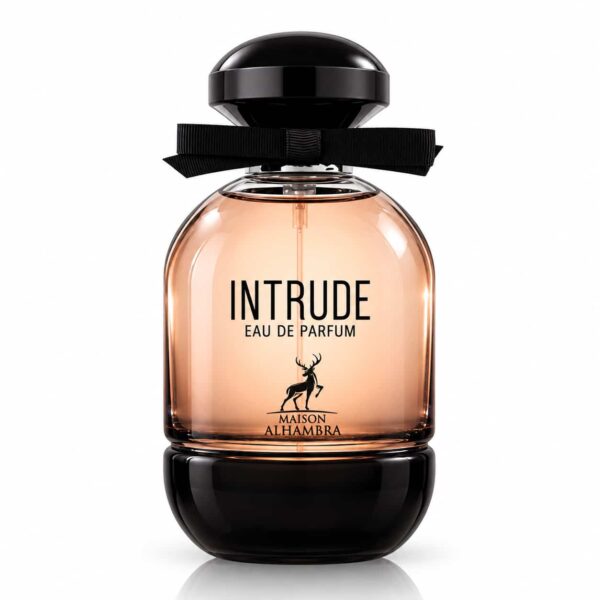 L’Intrude Maison Alhambra 100ml est un parfum femme floral, fruité et chaleureux. La poire et la bergamote ouvrent sur un cœur de tubéreuse, fleur d’oranger et jasmin Sambac, avant un fond de vanille, patchouli, ambroxan et vétiver. L’Intrude Maison Alhambra 100ml est un parfum femme floral, fruité et chaleureux. La poire et la bergamote ouvrent sur un cœur de tubéreuse, fleur d’oranger et jasmin Sambac, avant un fond de vanille, patchouli, ambroxan et vétiver.