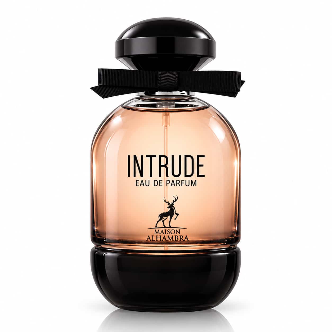 L’Intrude Maison Alhambra 100ml est un parfum femme floral, fruité et chaleureux. La poire et la bergamote ouvrent sur un cœur de tubéreuse, fleur d’oranger et jasmin Sambac, avant un fond de vanille, patchouli, ambroxan et vétiver.