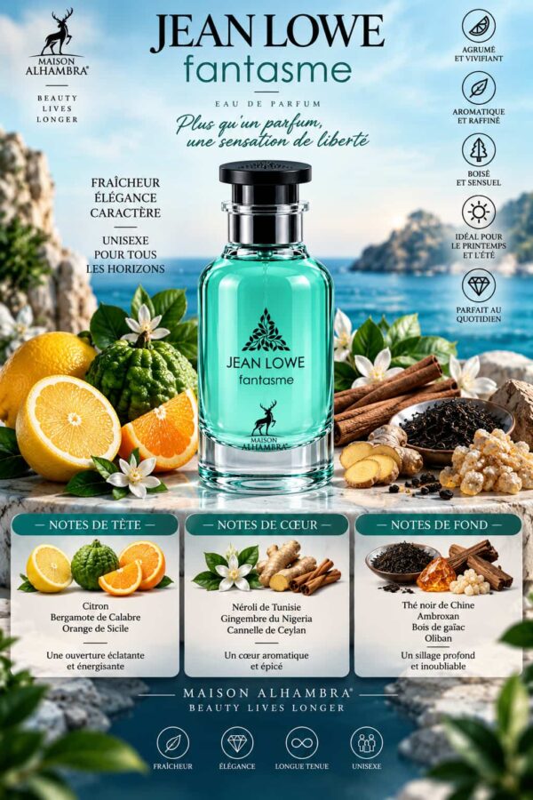 Jean Lowe Fantasme Maison Alhambra Eau de Parfum 100ml
