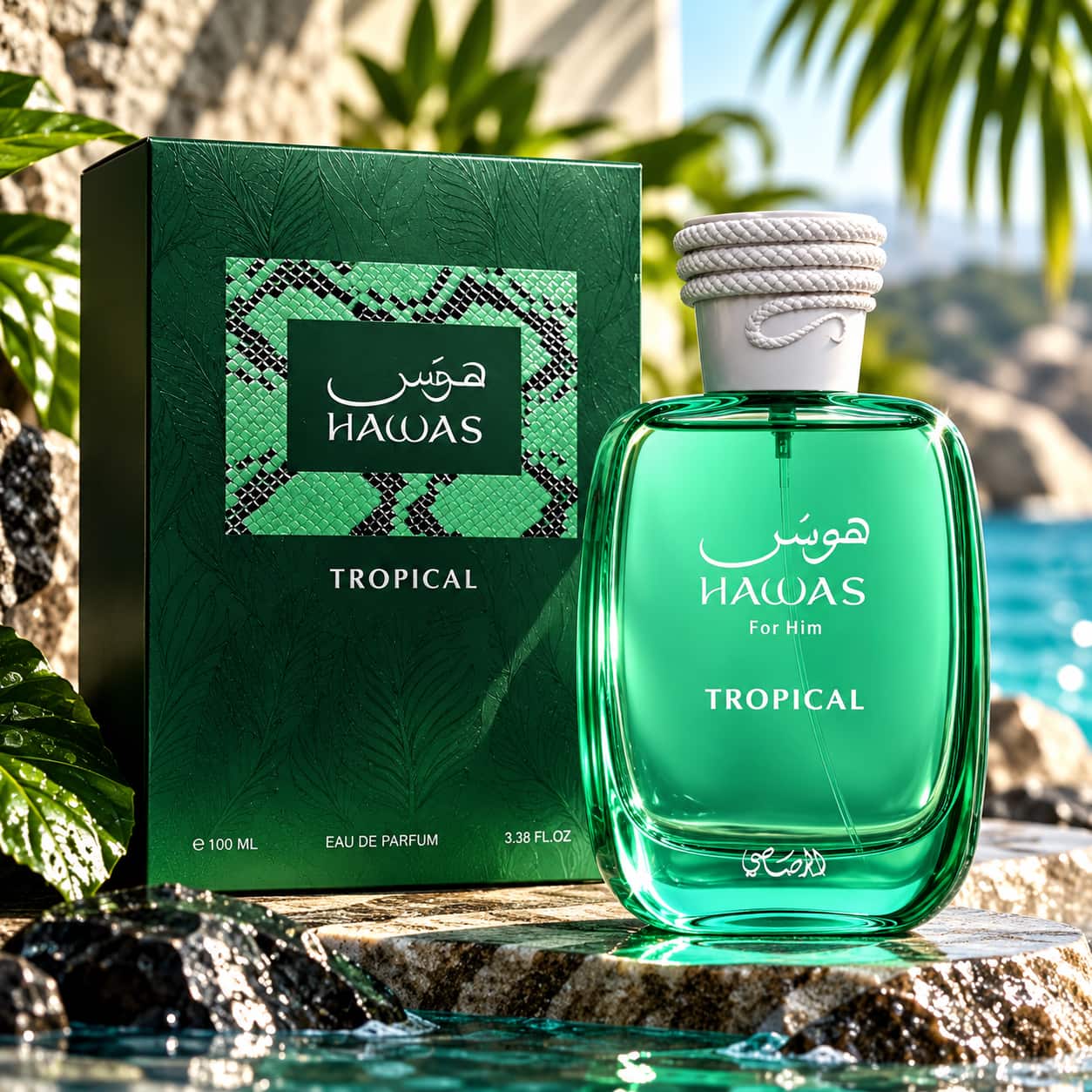 Rasasi Hawas Tropical 100ml avec boîte