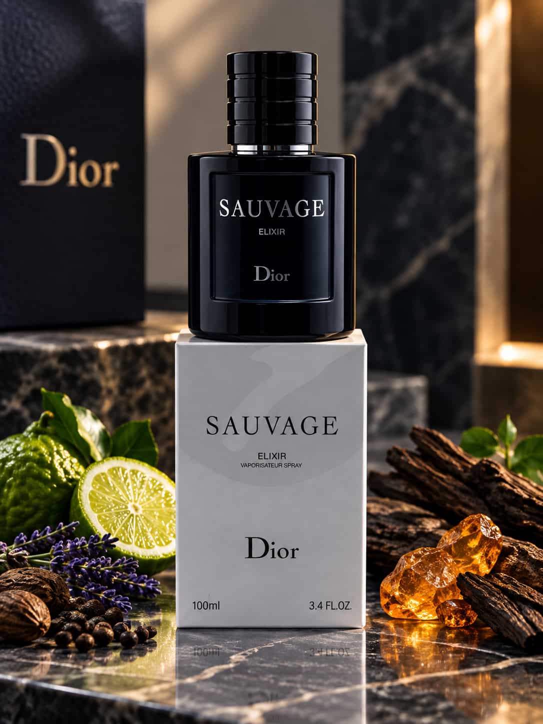 Dior Sauvage Elixir Tester Original 100ml avec boîte tester