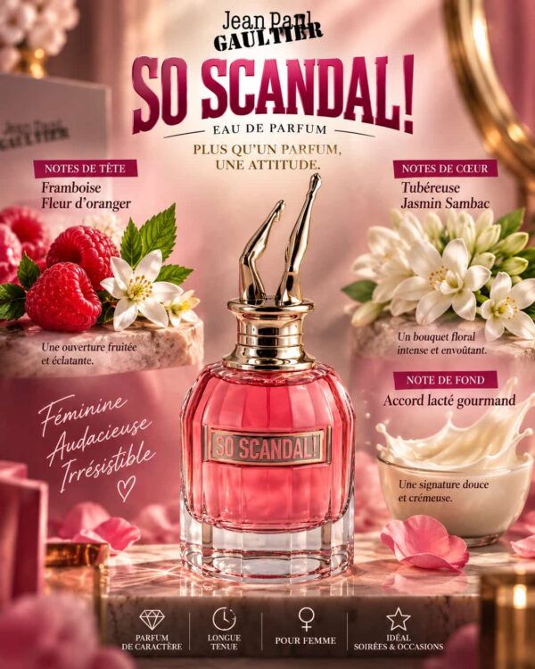 So Scandal Jean Paul Gaultier Tester Original avec boîte 80ml