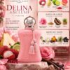 Delina Exclusif – litchi, poire, rose Damascena, encens et vanille Delina Exclusif – litchi, poire, rose Damascena, encens et vanille
