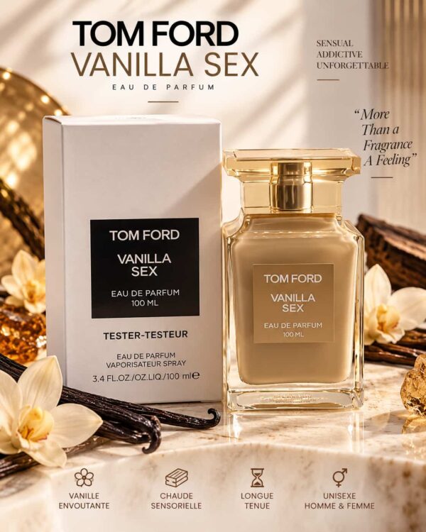 Tom Ford Vanilla Sex Tester Original avec boîte 100ml Tom Ford Vanilla Sex Tester Original avec boîte 100ml