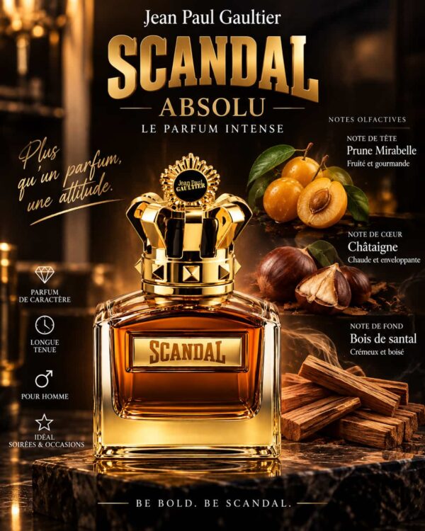 Scandal Pour Homme Absolu Jean Paul Gaultier Tester Original 100ml Scandal Pour Homme Absolu Jean Paul Gaultier Tester Original 100ml