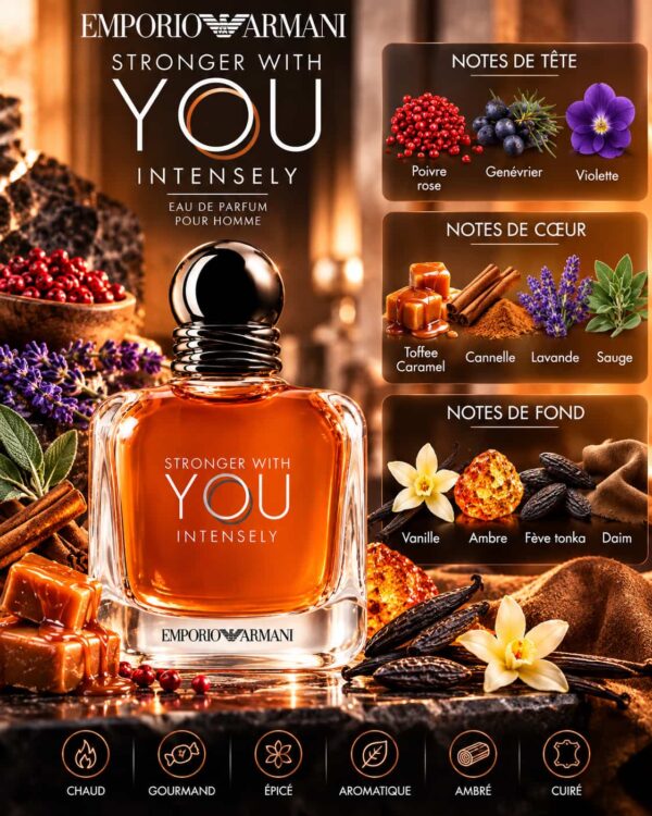 Stronger With You Intensely – toffee, cannelle, vanille, fève tonka et ambre