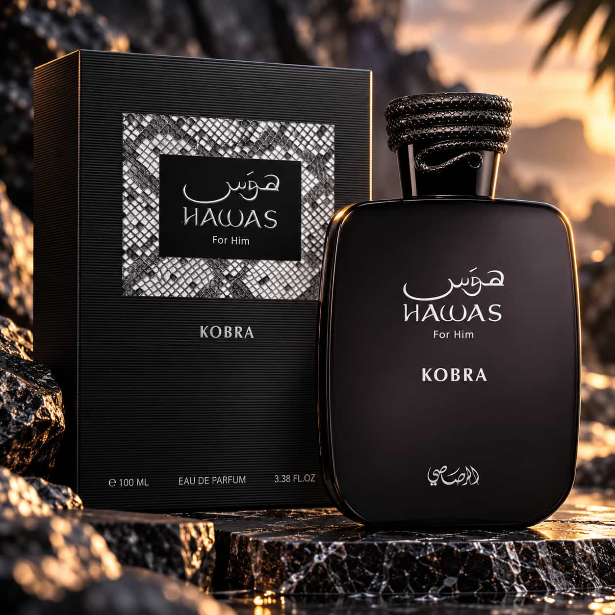Rasasi Hawas Kobra 100ml avec boîte