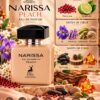 Narissa Peach Maison Alhambra – bergamote, iris, cardamome, fève tonka et ambre Narissa Peach Maison Alhambra – bergamote, iris, cardamome, fève tonka et ambre